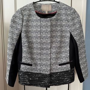 Banana Republic Tweed Colorblock Jacket